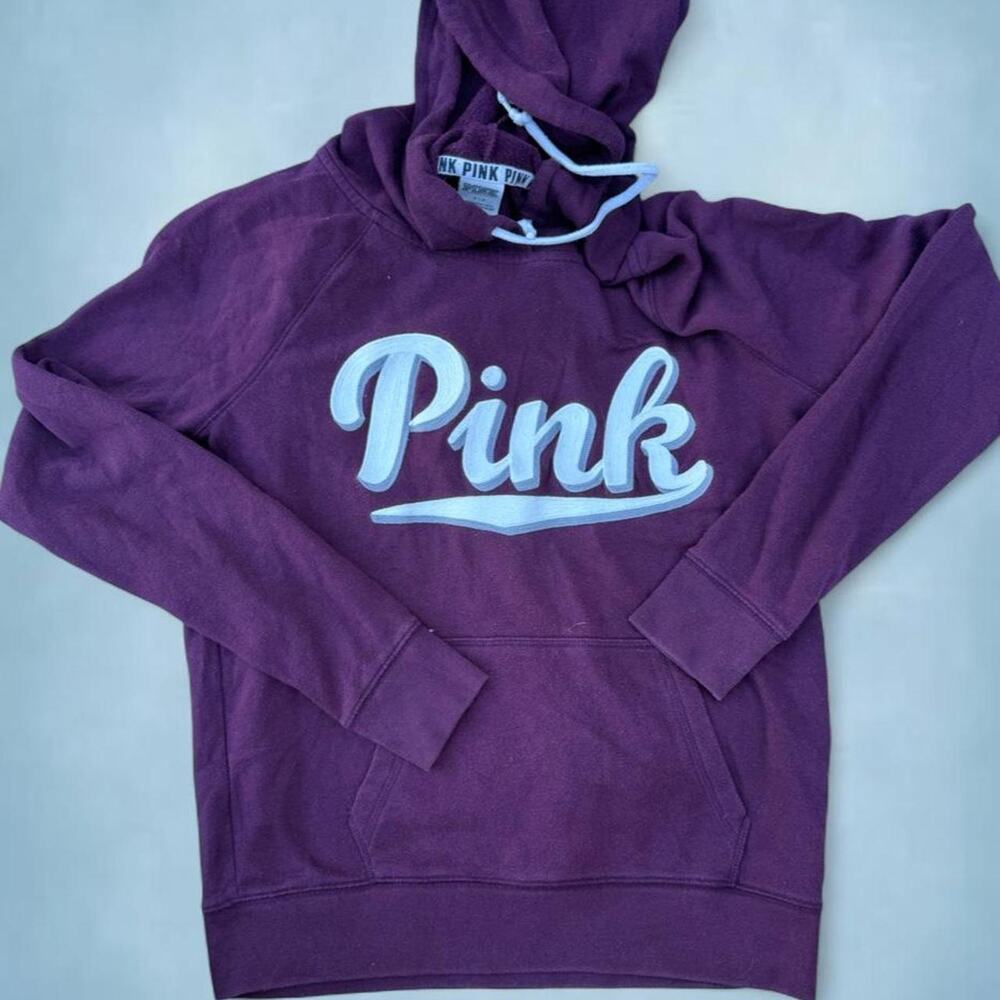 Victorias secret pink burgundyplum pullover